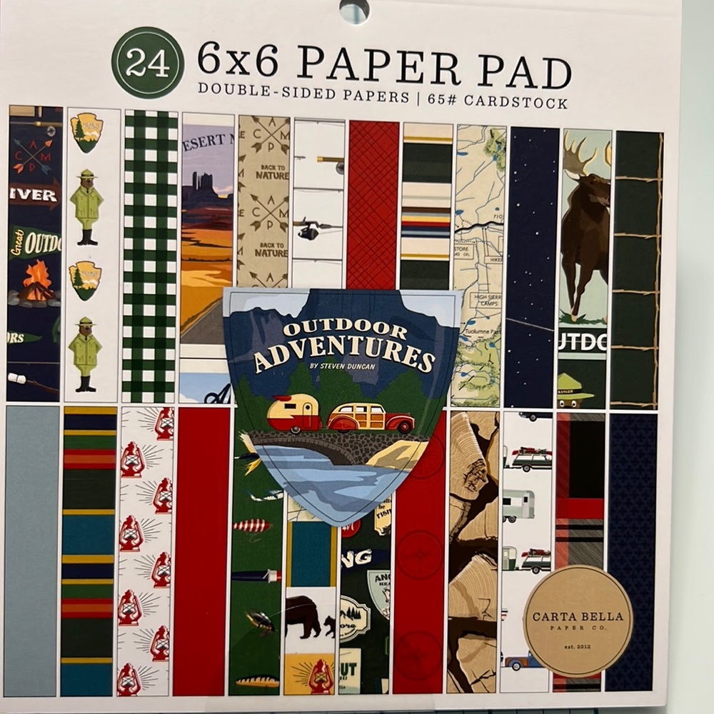 Carta Bella Outdoor Adventures 6x6 Paper Pad